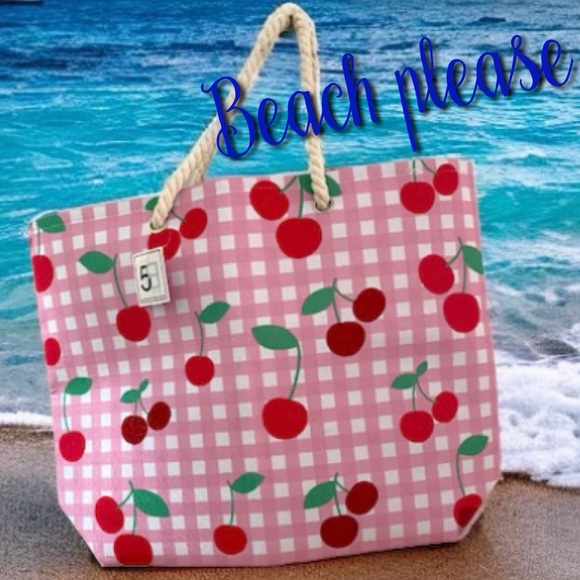 Handbags - NWT Cherries Oversized Bag